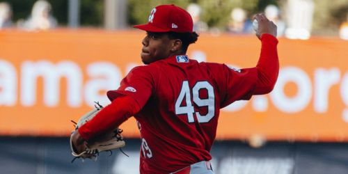 Ambidextrous pitcher Cijntje strikes out same batter twice -- once with each hand