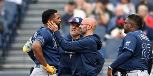How did Caminero know he was OK after scary face injury? He ate a hamburger