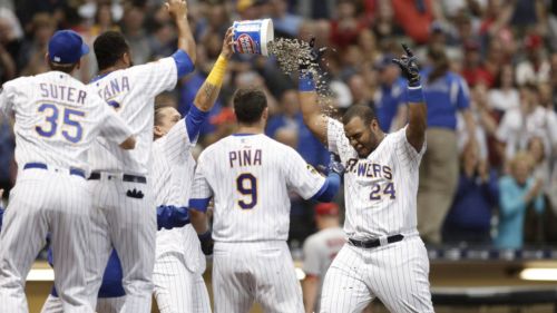 Brewers earn eerily familiar win over Cardinals after overcoming late no-hit bid