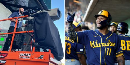 Look out! Chourio's HR breaks camera before A's break Brewers' hearts