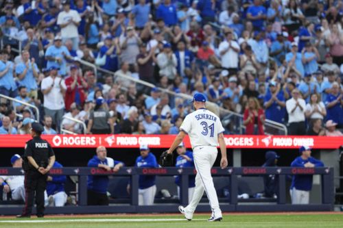 Max Scherzer struggles in return from IL despite entering 3,500 strikeout club