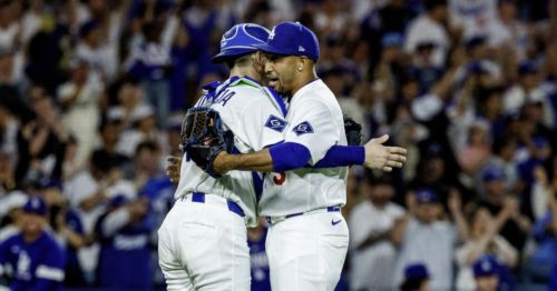 Edwin Díaz feels he's 'going in a good direction' after escaping jam in Dodgers' win