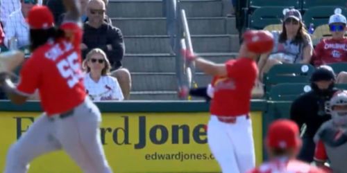 101 mph (from an 18-year-old!) blows away MLB's No. 5 prospect -- and his helmet