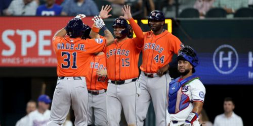 Blasts from Yordan, Wade back Lambert in Astros' victory