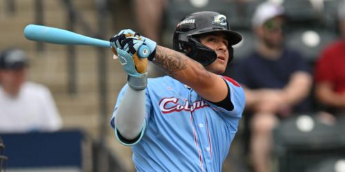 Guardians No. 1 prospect hitting on all cylinders -- and with a lot of power -- at Triple-A