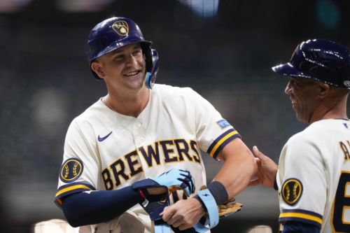 Brewers jump all over Guardians, Sproat exits early in 9-4 victory