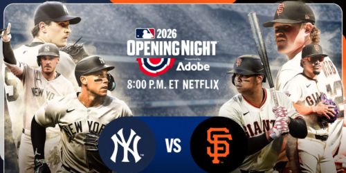 Yankees meet Giants in Opening Night on Netflix (Wednesday, 8 p.m. ET)
