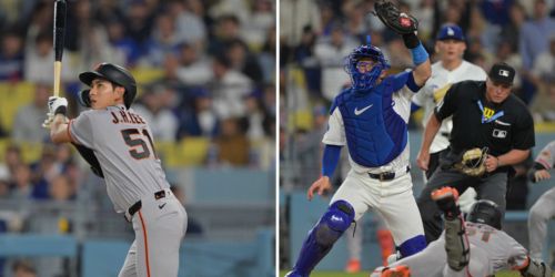 Lee adds to SF vs. LA lore with Giants' first inside-the-park HR at Dodger Stadium