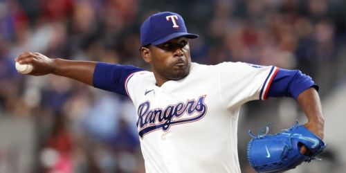Rocker plays stopper as Rangers' young hurler tosses 6 one-hit frames