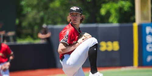 Braves' top prospect Caminiti lights up radar gun in impressive return to the bump